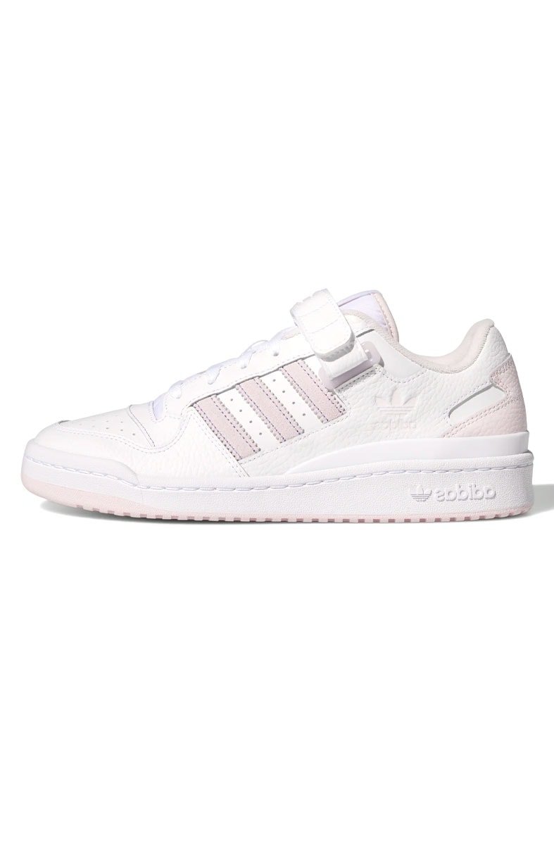 Tênis Adidas Forum Low Branco/Rosa/Roxo - NewSkull
