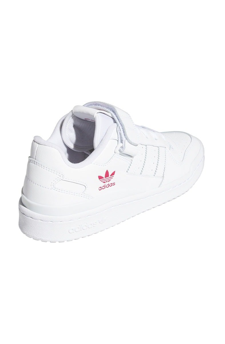 Tênis Adidas Forum Low Feminino Branco/Rosa - NewSkull
