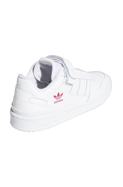 Tênis Adidas Forum Low Feminino Branco/Rosa - NewSkull