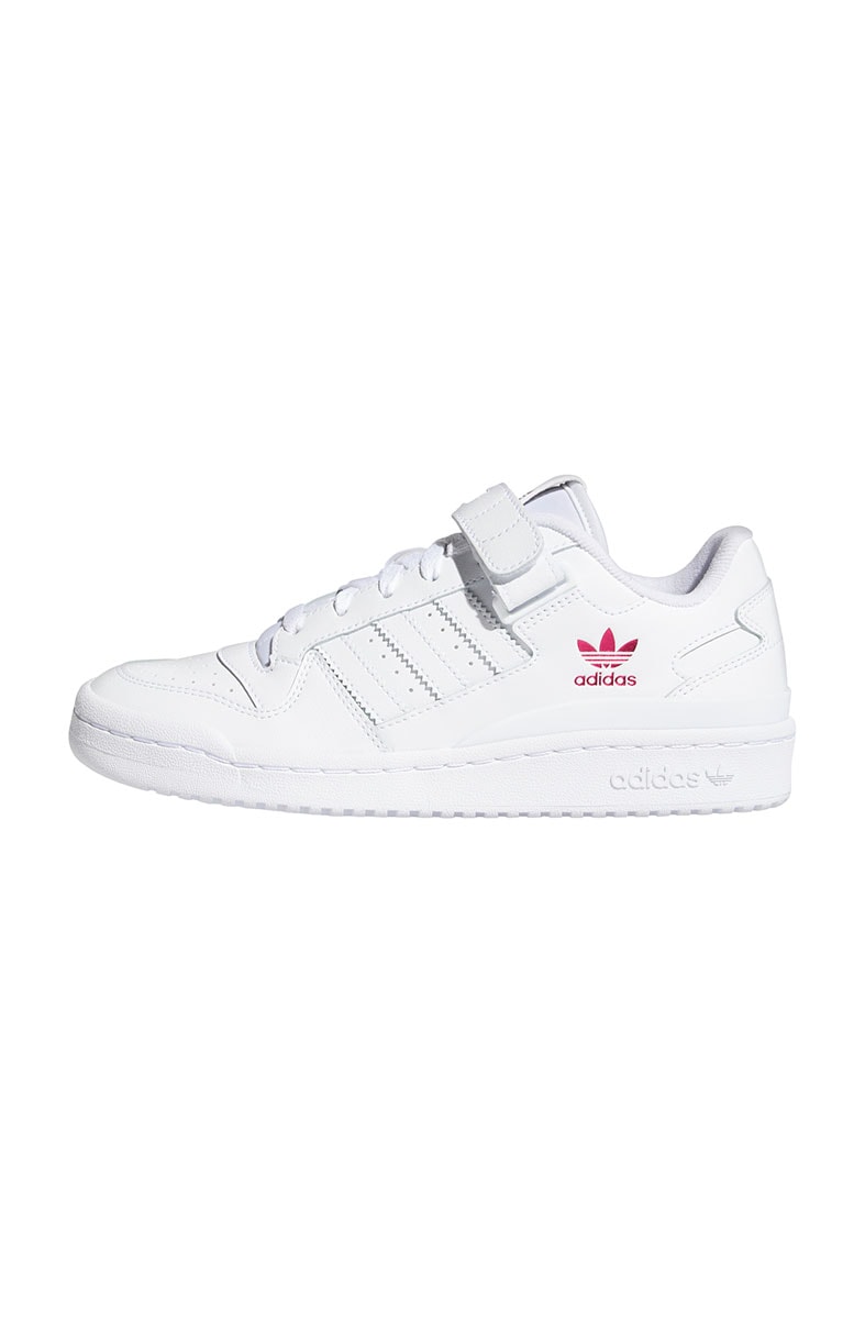 Tênis Adidas Forum Low Feminino Branco/Rosa - NewSkull