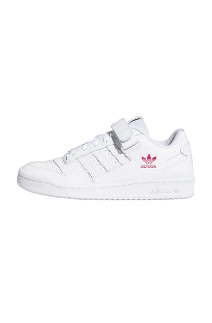 Tênis Adidas Forum Low Feminino Branco/Rosa - NewSkull