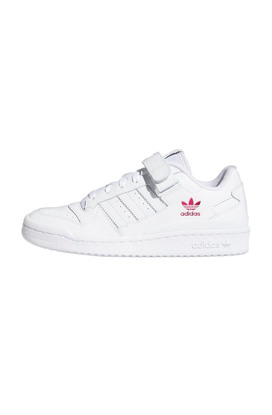 Tênis Adidas Forum Low Feminino Branco/Rosa - NewSkull