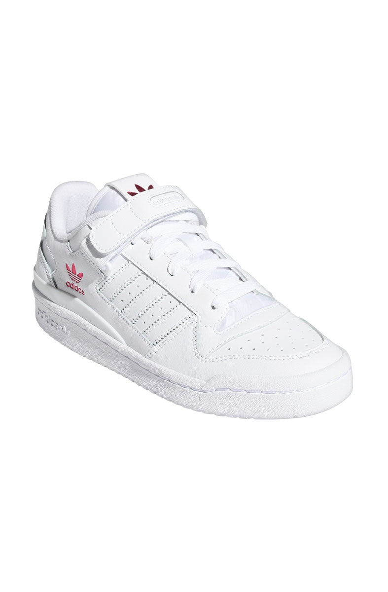 Tênis Adidas Forum Low Feminino Branco/Rosa - NewSkull