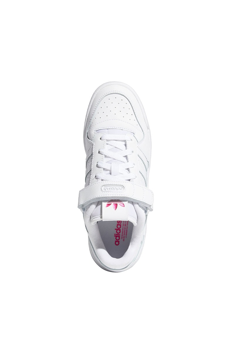 Tênis Adidas Forum Low Feminino Branco/Rosa - NewSkull