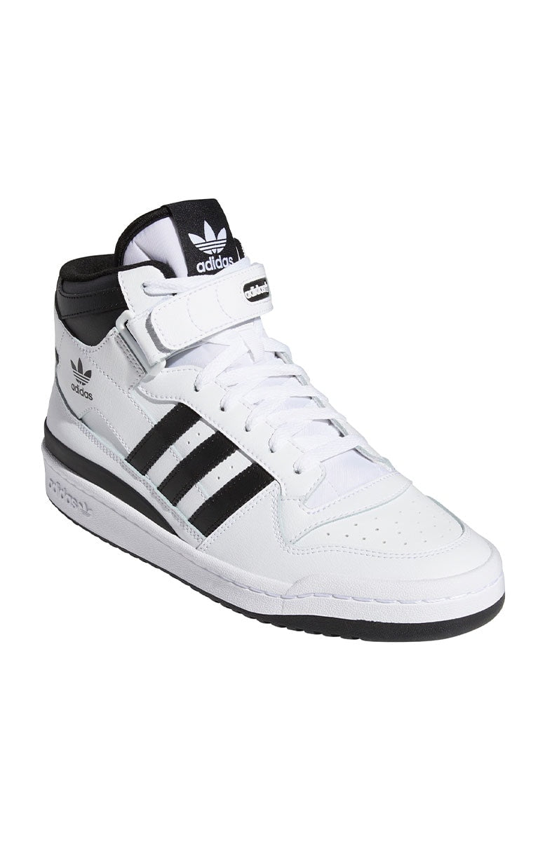 Tênis Adidas Forum Mid Branco/Preto - NewSkull