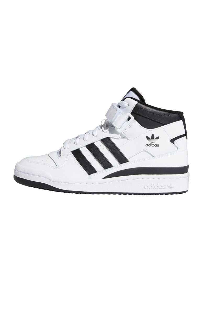 Tênis Adidas Forum Mid Branco/Preto - NewSkull