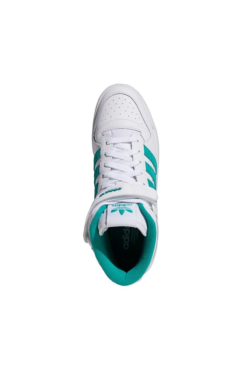 Tênis Adidas Forum Mid Branco/Verde - NewSkull