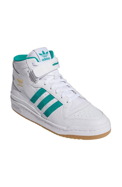Tênis Adidas Forum Mid Branco/Verde - NewSkull
