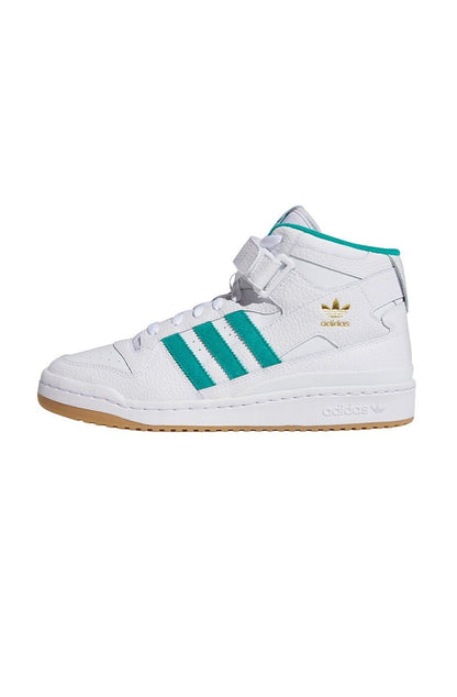 Tênis Adidas Forum Mid Branco/Verde - NewSkull