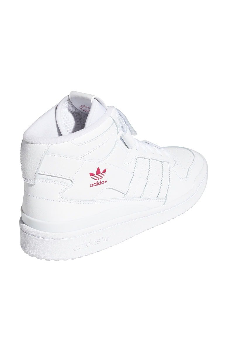 Tênis Adidas Forum Mid Feminino Branco/Rosa - NewSkull