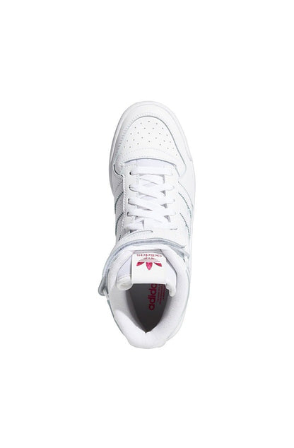 Tênis Adidas Forum Mid Feminino Branco/Rosa - NewSkull