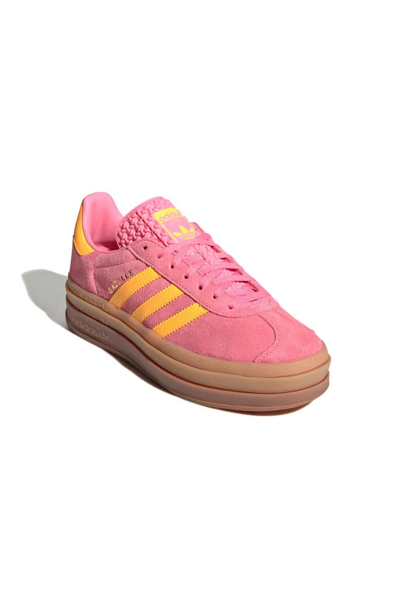 Tênis Adidas Gazelle Bold Feminino Rosa/Amarelo IF4498 - NewSkull