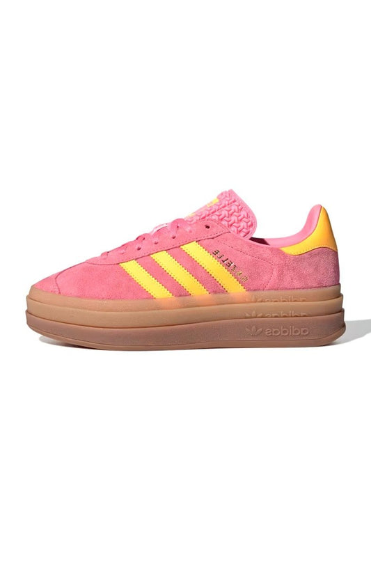 Tênis Adidas Gazelle Bold Feminino Rosa/Amarelo IF4498 - NewSkull