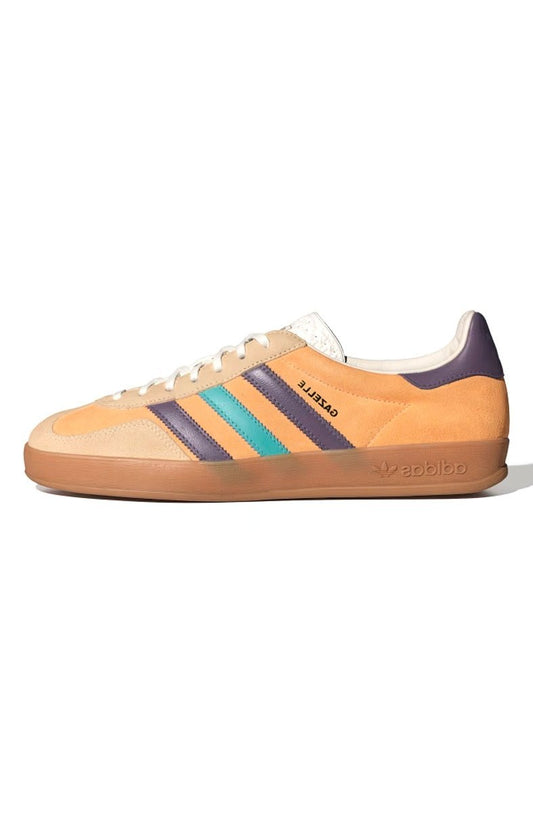 Tênis Adidas Gazelle Indoor Feminino Amarelo/Roxo IG1636 - NewSkull