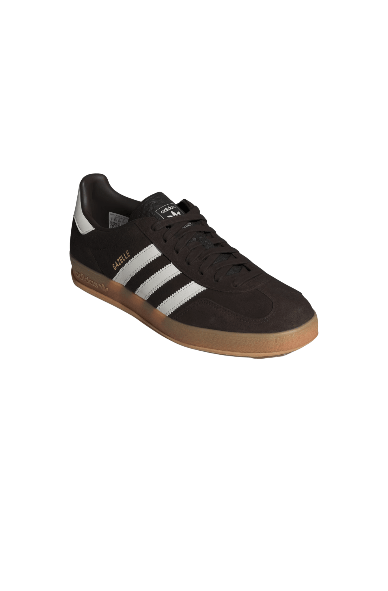 Tênis Adidas Gazelle Indoor Marrom Escuro/Branco HQ5152 - NewSkull