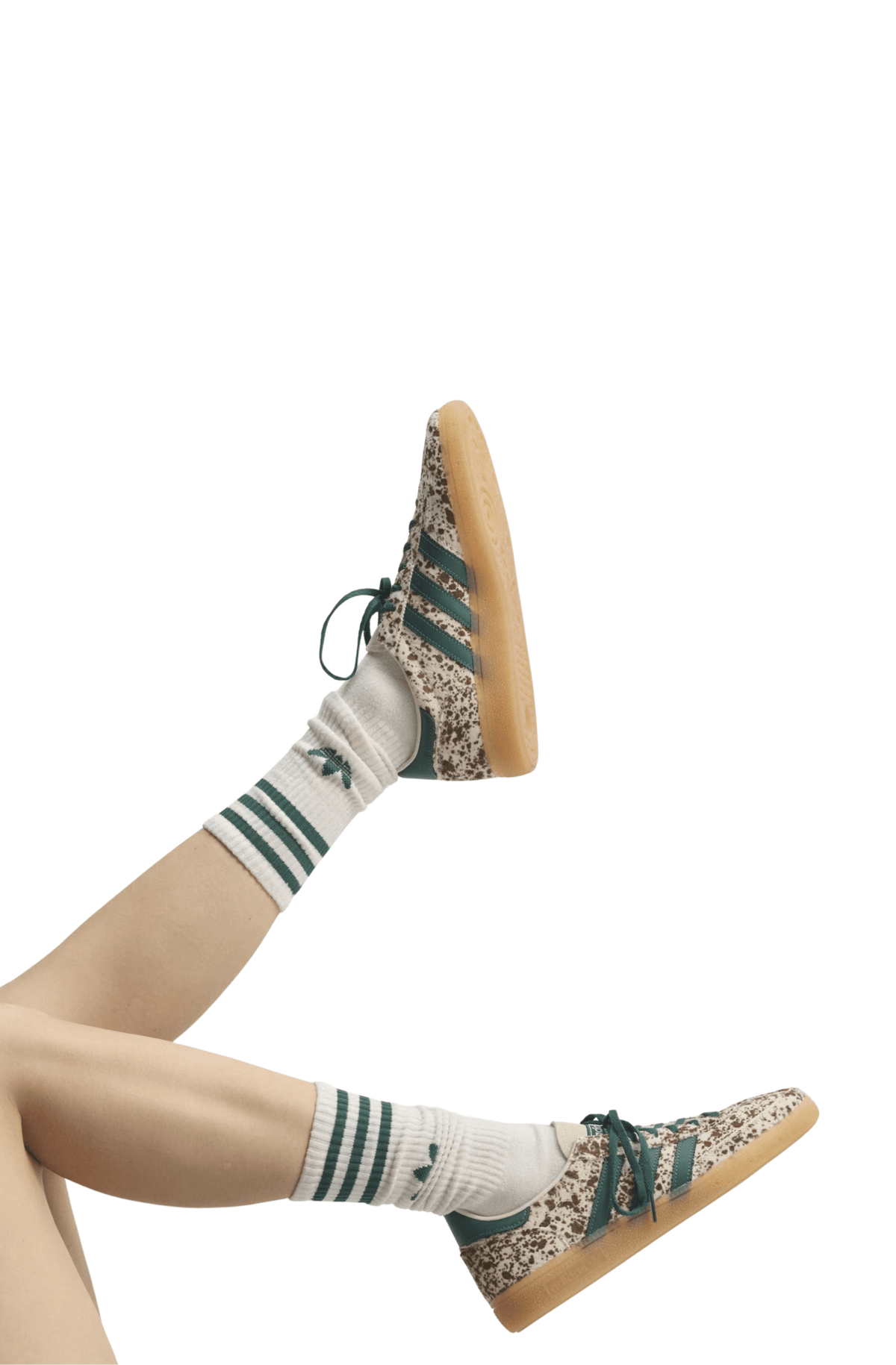 Tênis Adidas Handball Spezial Pony Hair Off-White/Verde KI2181 - NewSkull
