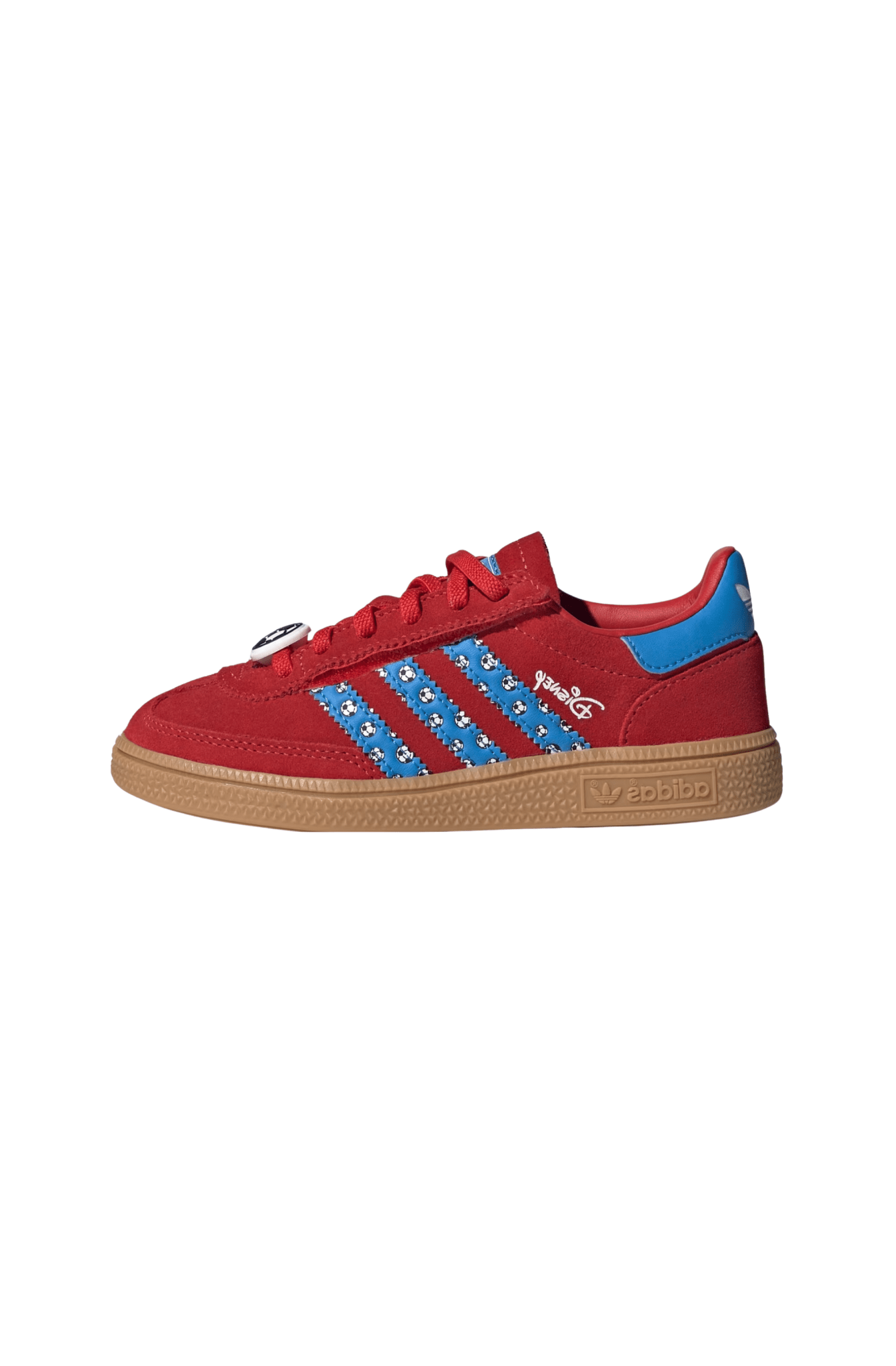 Tênis Adidas Handball Spezial x Disney Goofy Comfort Closure Elastic Lace Infantil Vermelho/Azul IH1742 - NewSkull