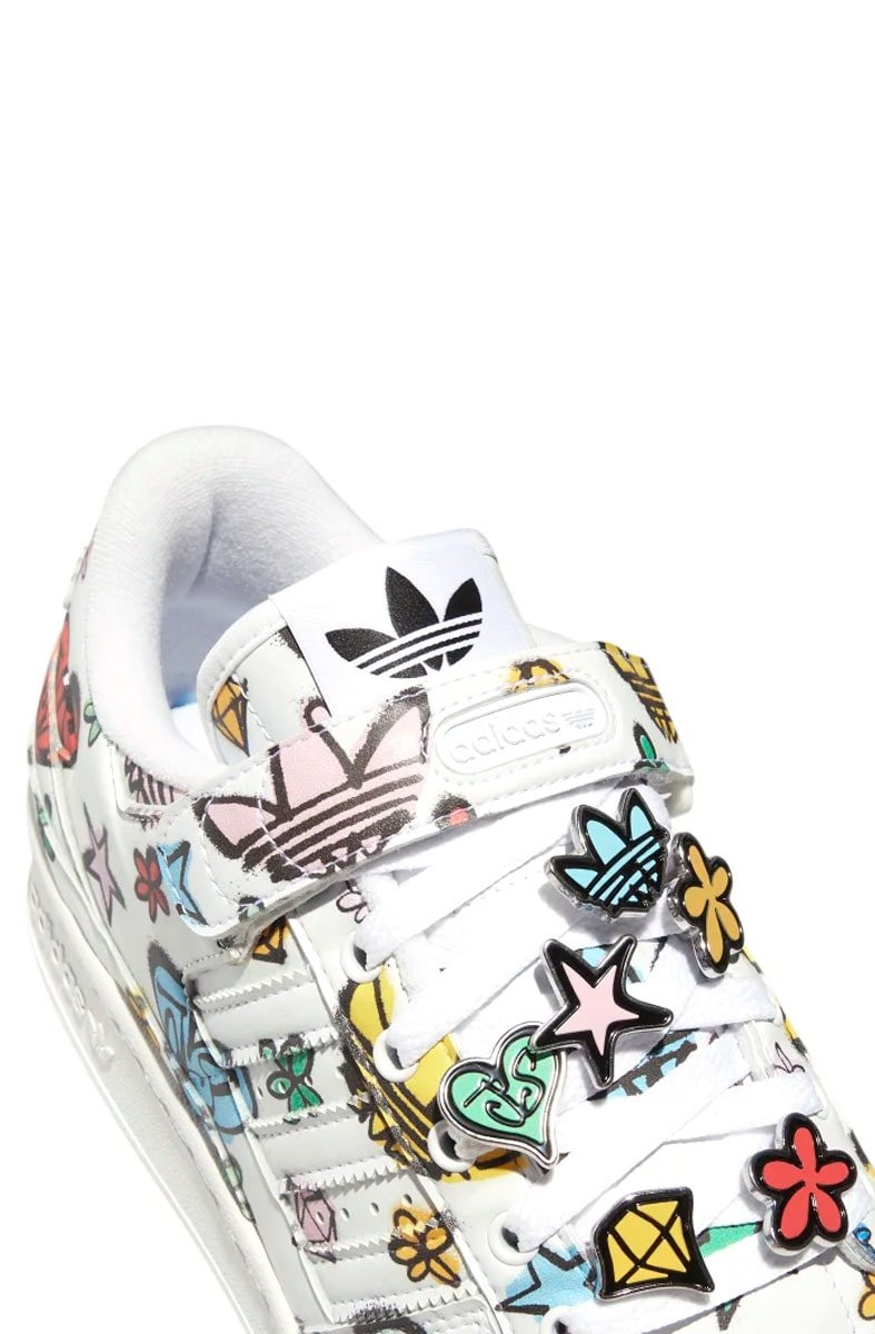 Tênis Adidas Jeremy Scott Forum 84 Low Mono Branco/Color - NewSkull