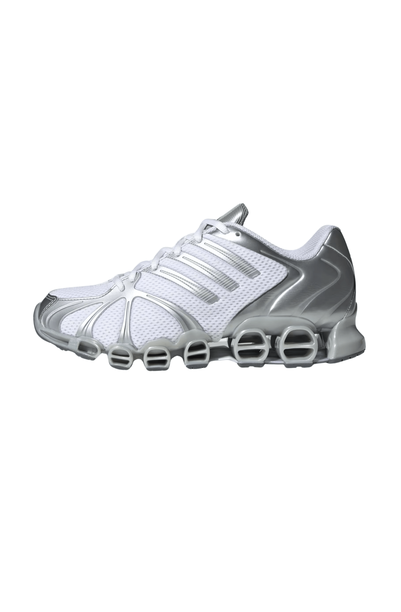 Tênis Adidas Mega Ghostride Branco/Prata JQ0555 - NewSkull