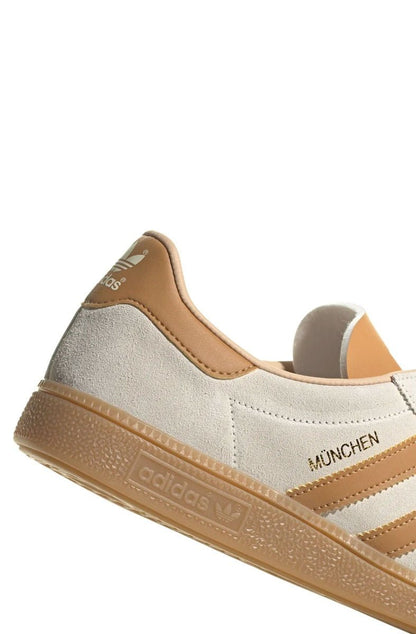 Tênis Adidas München Cinza/Marrom Claro - NewSkull