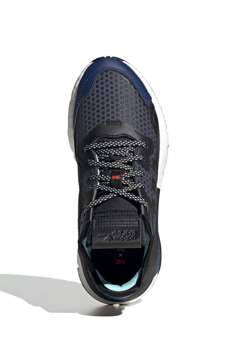 Tênis Adidas Nite Jogger 3M Feminino Azul/Preto - NewSkull