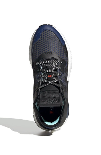 Tênis Adidas Nite Jogger 3M Feminino Azul/Preto - NewSkull