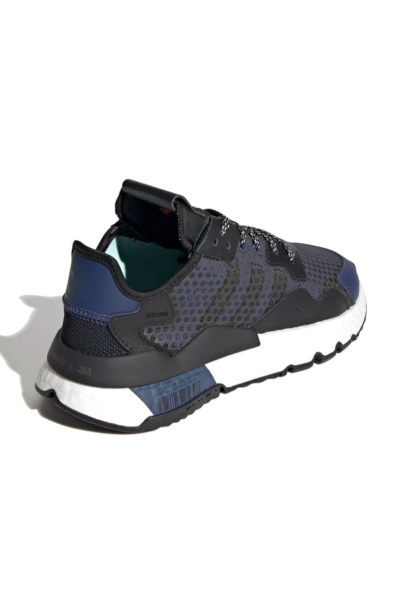 Tênis Adidas Nite Jogger 3M Feminino Azul/Preto - NewSkull