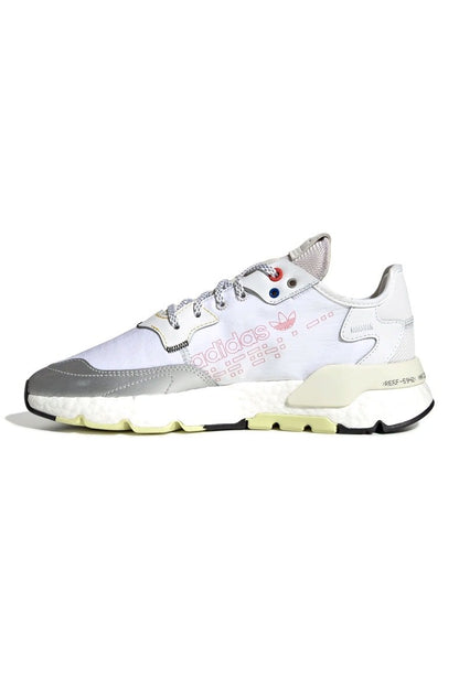 Tênis Adidas Nite Jogger Branco/Prata - NewSkull