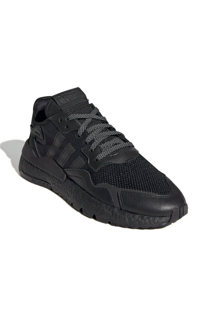 Tênis Adidas Nite Jogger Couro Preto/Preto - NewSkull