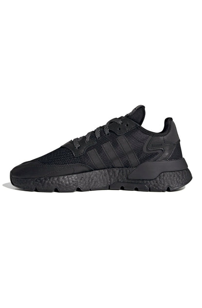 Tênis Adidas Nite Jogger Couro Preto/Preto - NewSkull