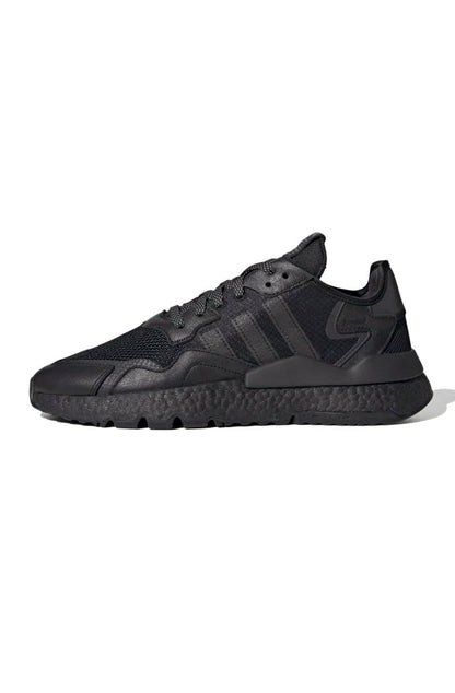 Tênis Adidas Nite Jogger Couro Preto/Preto - NewSkull