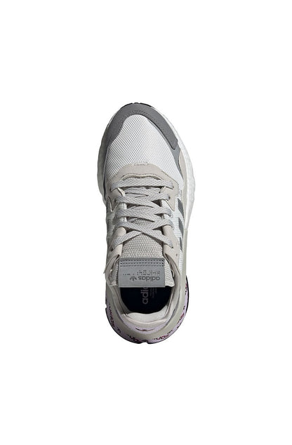 Tênis Adidas Nite Jogger Feminino Cinza/Lilas - NewSkull