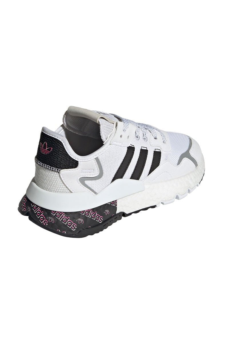 Tênis Adidas Nite Jogger Feminino Cinza/Preto - NewSkull