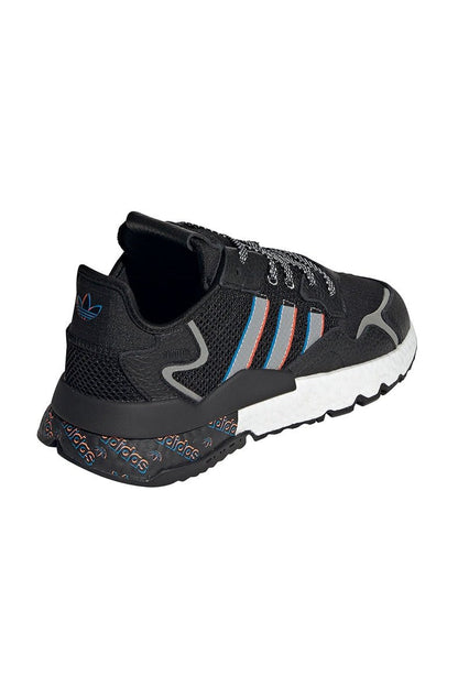 Tênis Adidas Nite Jogger Preto/Branco - NewSkull