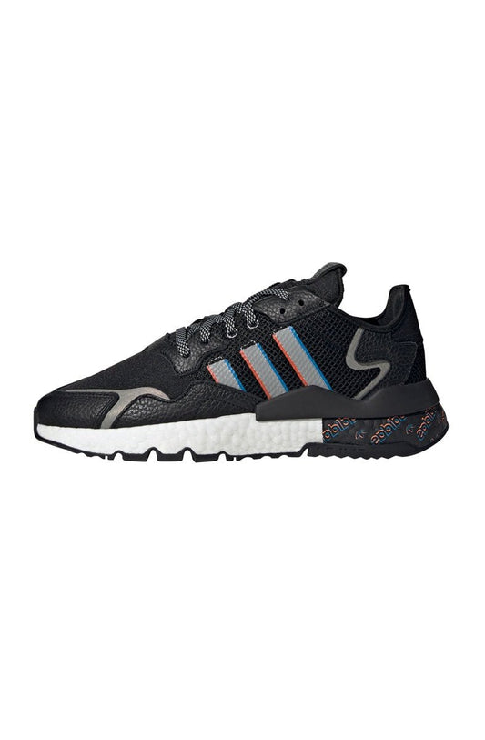 Tênis Adidas Nite Jogger Preto/Branco - NewSkull