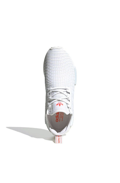 Tênis Adidas NMD _R1 Branco/Laranja - NewSkull