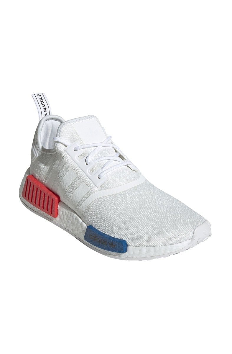 Tênis Adidas NMD R1 Branco/Vermelho/Azul - NewSkull