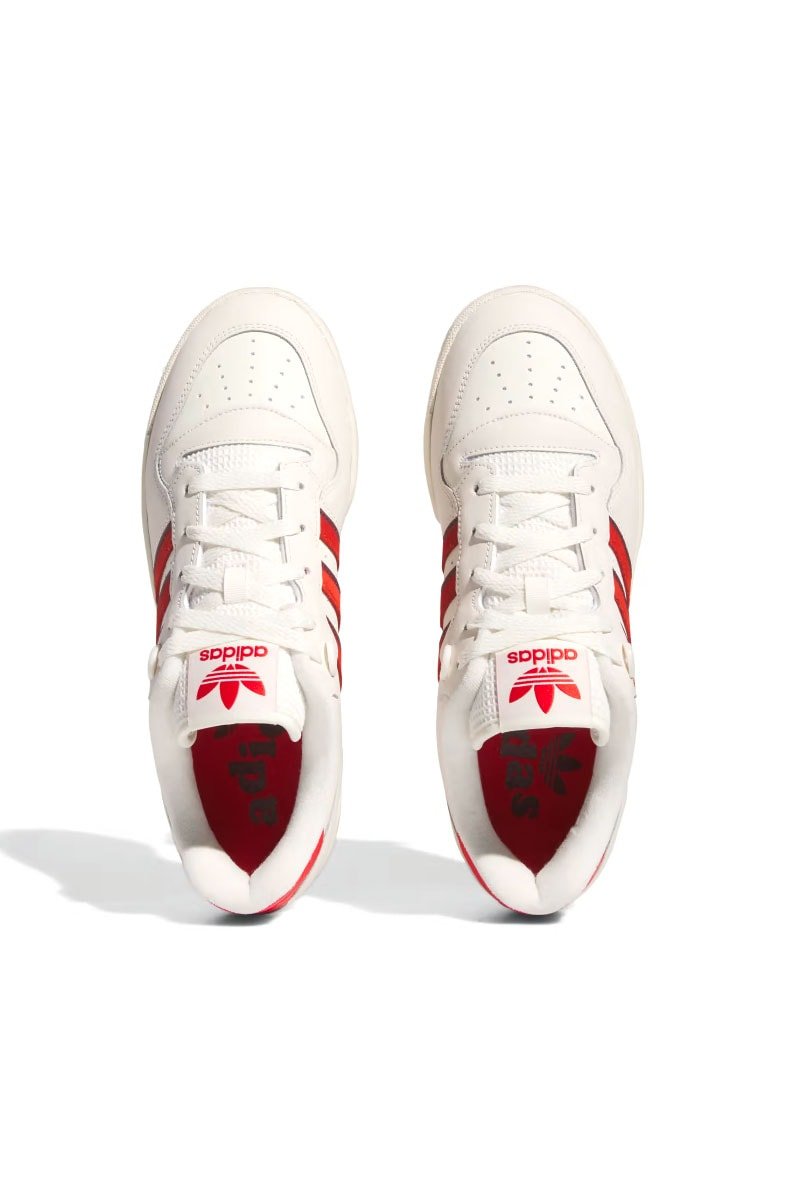 Tênis Adidas Rivalry Low Branco/Vermelho - NewSkull