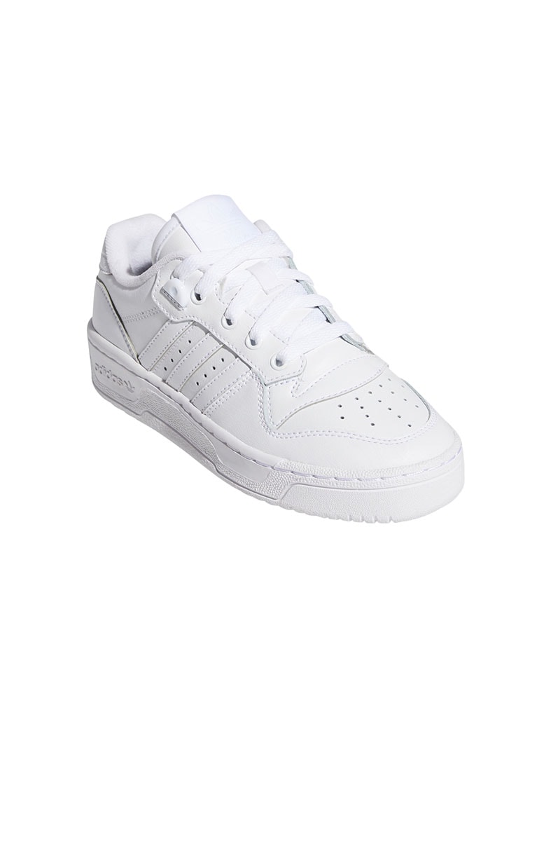 Tênis Adidas Rivalry Low Feminino Branco/Branco - NewSkull