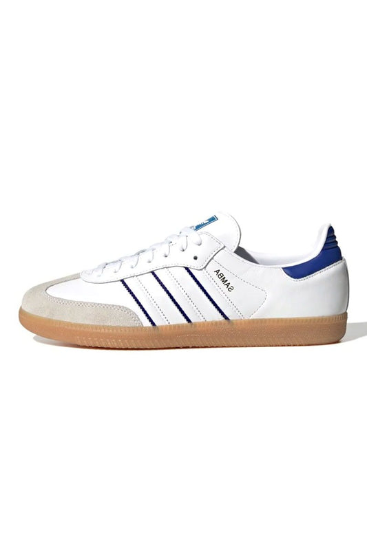 Tênis Adidas Samba Branco/Azul - NewSkull