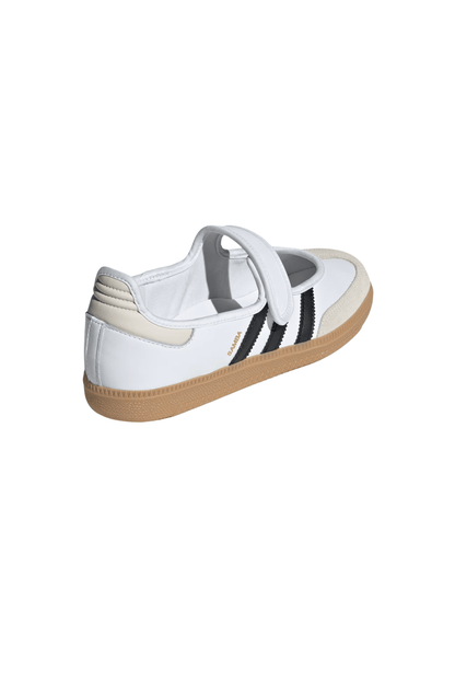 Tênis Adidas Samba Jane Branco/Preto JR1402 - NewSkull