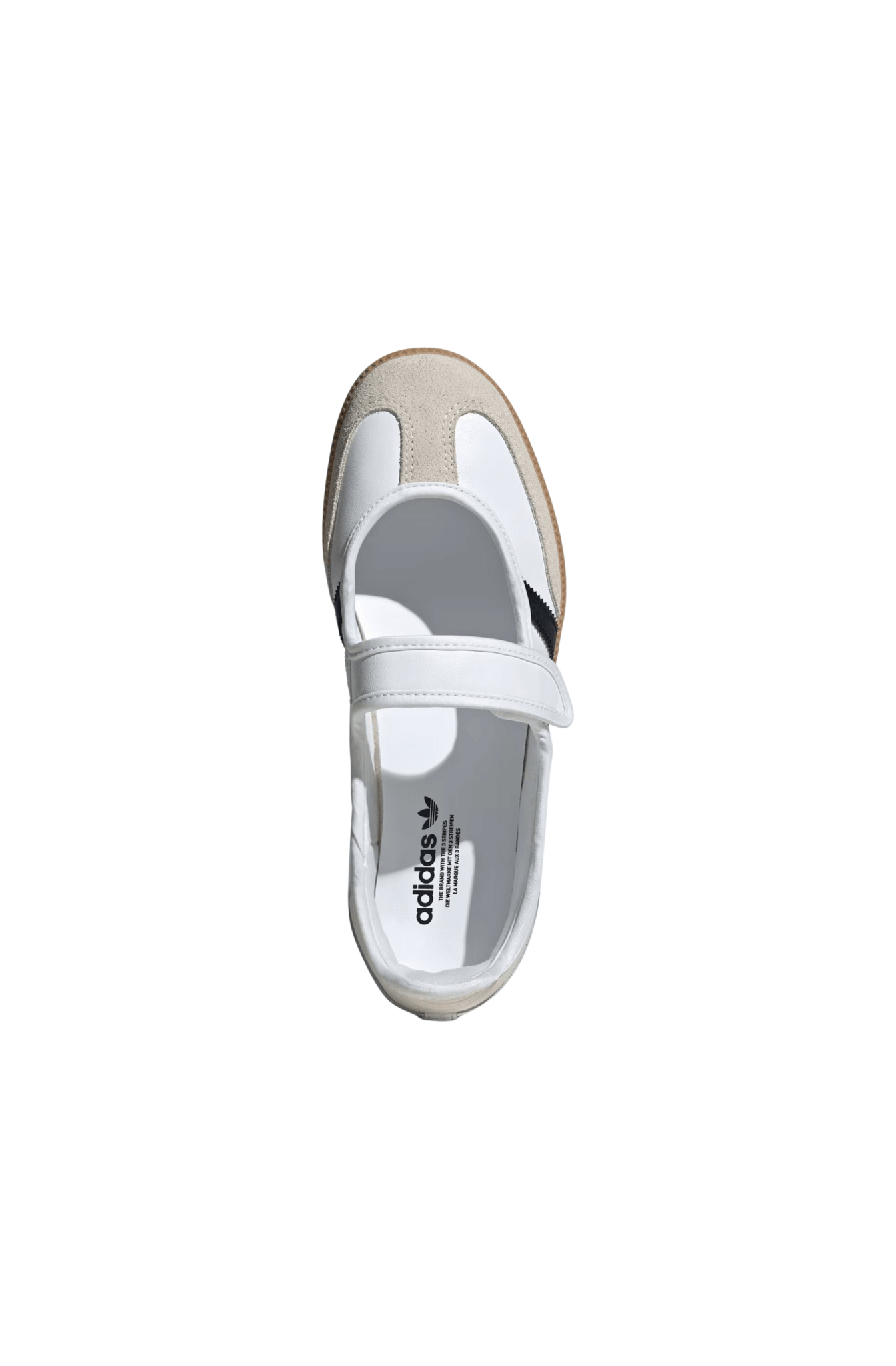Tênis Adidas Samba Jane Branco/Preto JR1402 - NewSkull