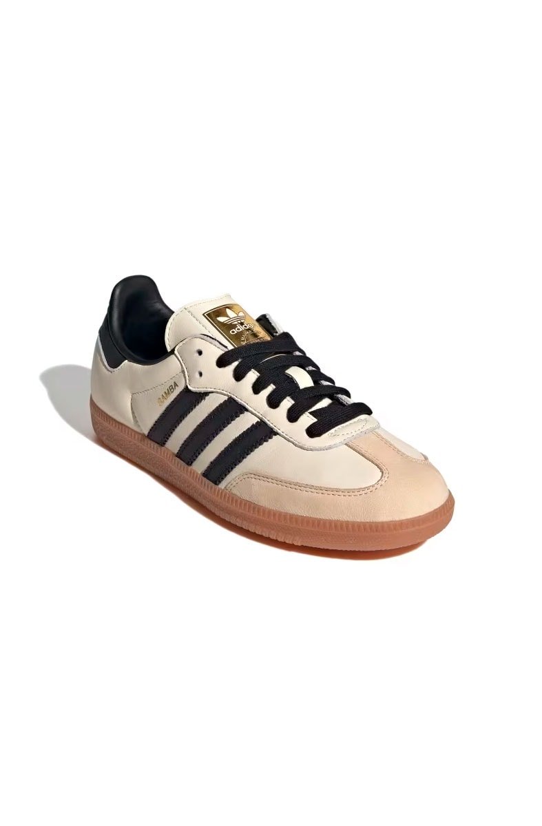 Tênis Adidas Samba OG Bege/Preto JK4976 - NewSkull