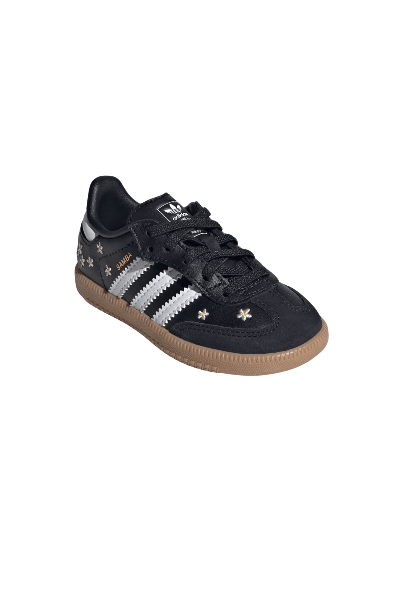 Tênis Adidas Samba OG Comfort Closure Elastic Lace Infantil Preto/Branco KI5667 - NewSkull