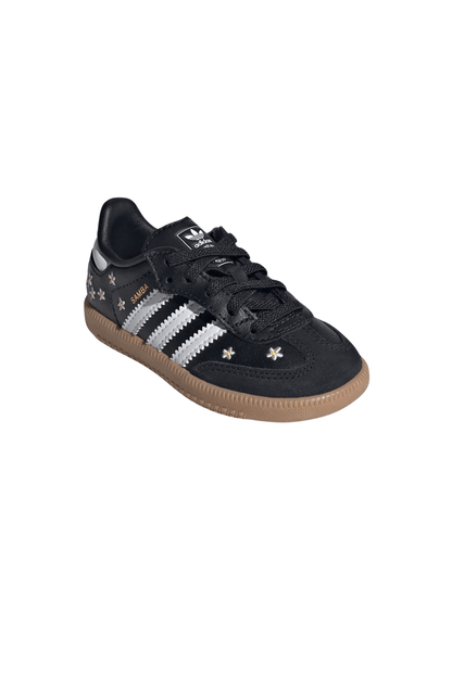 Tênis Adidas Samba OG Comfort Closure Elastic Lace Infantil Preto/Branco KI5667 - NewSkull
