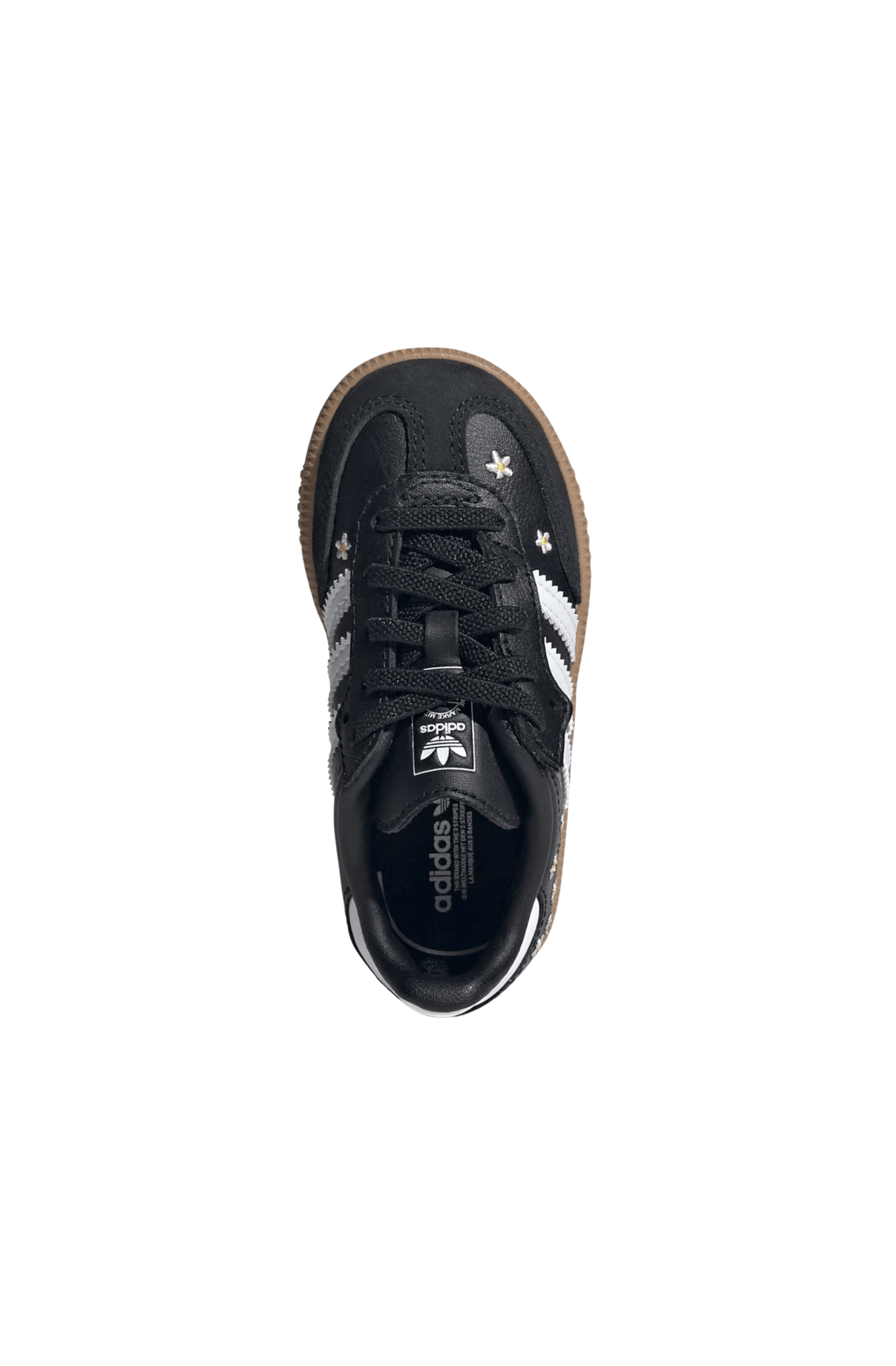 Tênis Adidas Samba OG Comfort Closure Elastic Lace Infantil Preto/Branco KI5667 - NewSkull