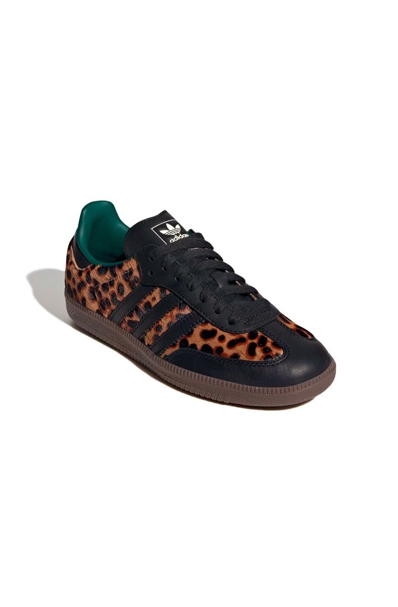 Tênis Adidas Samba OG Leopard Pack Preto/Verde JI2735 - NewSkull