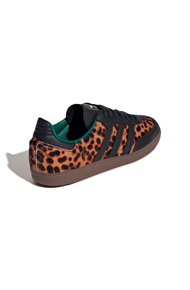 Tênis Adidas Samba OG Leopard Pack Preto/Verde JI2735 - NewSkull