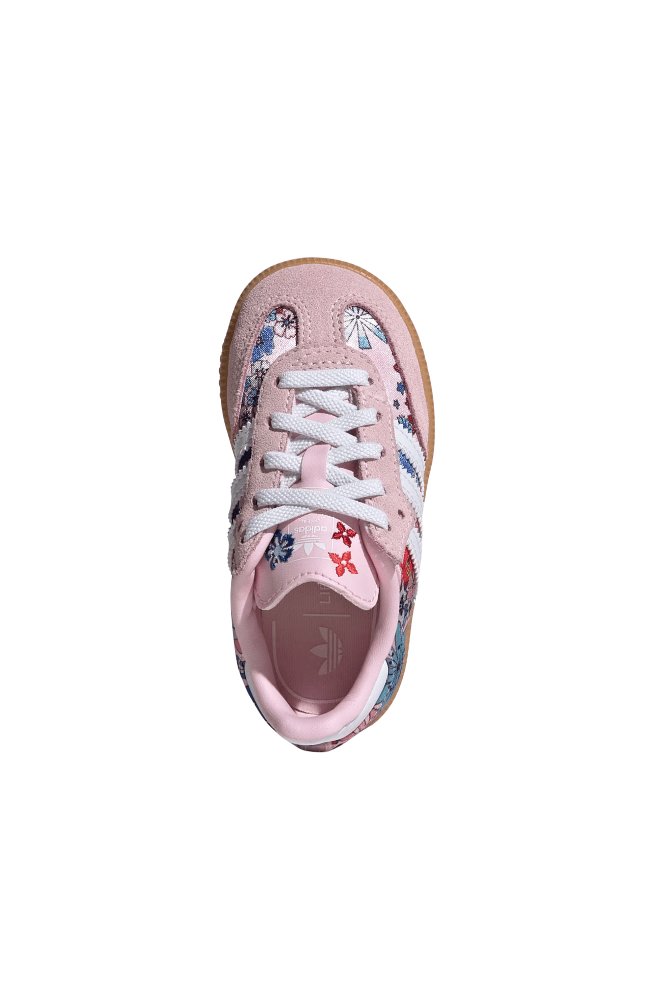 Tênis Adidas Samba OG Liberty London Elastic Lace Infantil Rosa/Branco JQ2006 - NewSkull