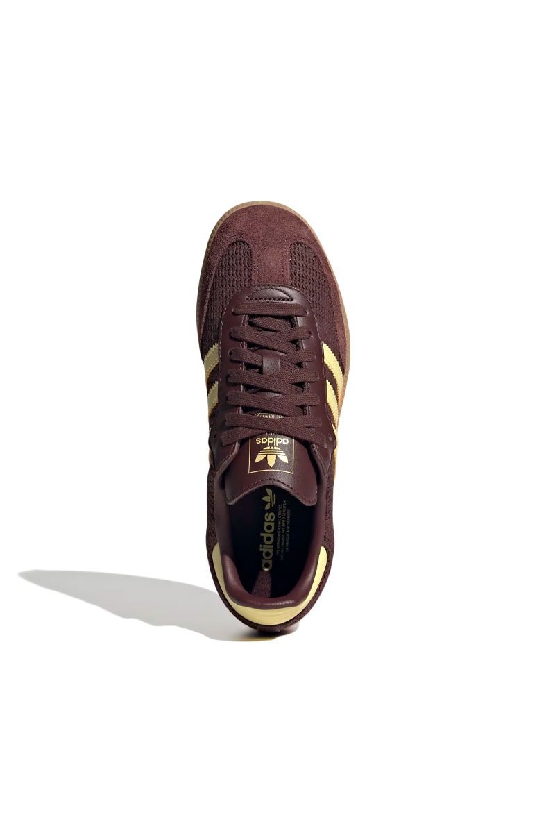 Tênis Adidas Samba OG Marrom/Amarelo JR8167 - NewSkull